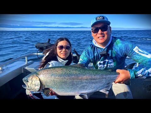 Chinook Salmon Fishing on Vancouver Island (Sooke, BC)