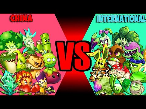 All Best Plants INTERNATIONAL vs CHINA - Who Will Win? - Pvz 2 Team Plant vs Team Plant
