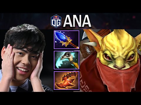 OG.ANA SMURF BOUNTY HUNTER WITH VYSE-AGHANIMS - DOTA 2 7.30E GAMEPLAY