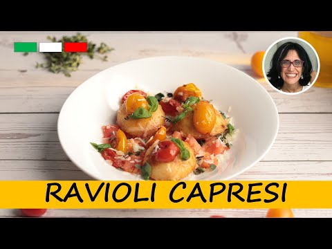 How to Make Ravioli Capresi with Ricotta Filling [Step by Step Recipe]
