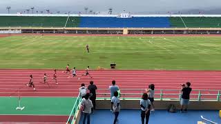 111年全國田徑錦標賽　男子100公尺預賽5  楊俊瀚花蓮縣10.18  文華佑南投縣10.59