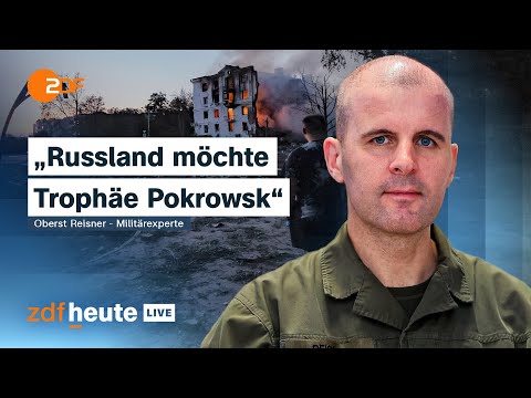 Oberst Reisner über russische Sommeroffensive: Droht im Herbst eine neue Eskalation? | ZDFheute live