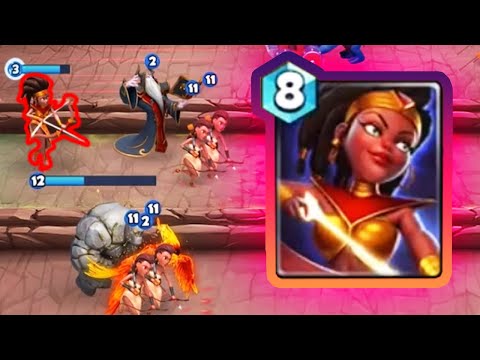 Castle Crush Archer Queen in Maxed Out with Ranged Deck!