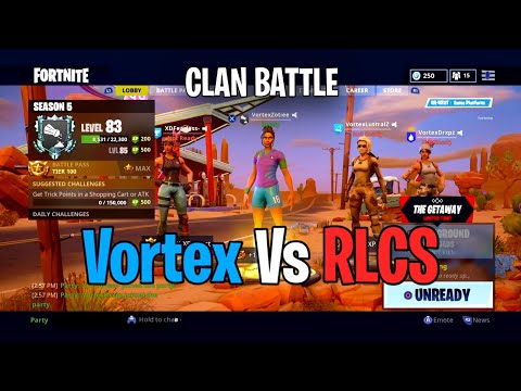 Clan Battle Vortex vs RLCS | Toxic team