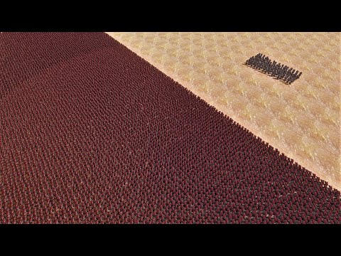 100 DOOM SLAYERS vs 25000 SPARTANS - Ultimate Epic Battle Simulator