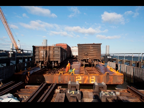 The New York Jersey Rail Car Float Operation from NYC to New Jersey