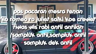 Download lagu Lirik lagu wedokan saiki wes podo pinter mp3 Download lagu Lirik lagu wedokan saiki wes podo pinter mp3