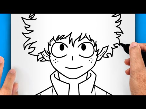 Comment dessiner Izuku Midoriya (FACILEMENT) - Tuto de dessin de Izuku Midoriya (ÉTAPE PAR ÉTAPE)