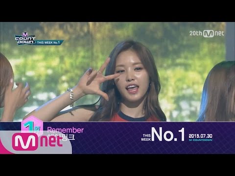 Who won the First in final week of July? [M COUNTDOWN] 150730 EP.435