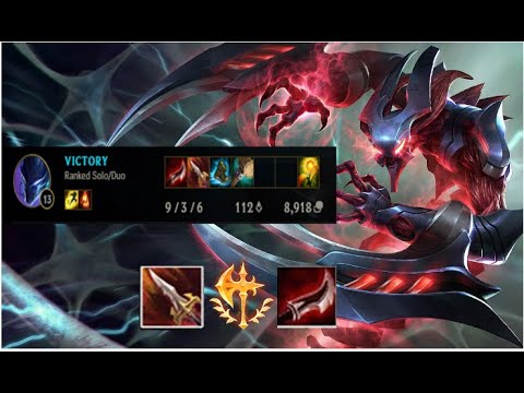 season 10 Nocturne top vs heimerdinger-new full dmage build -godlike-league of legends