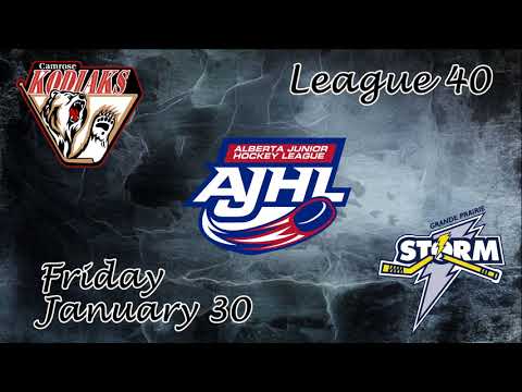 Kodiaks Hilites Gm 40 Camrose Kodiaks @ Grande Prairie Storm January 30, 2026