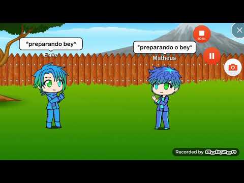 Batalha de beyblade (pai vs filhos)