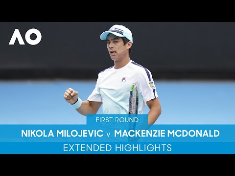 Nikola Milojevic v Mackenzie McDonald Extended Highlights (1R) | Australian Open 2022