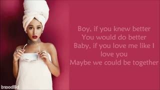 Ariana Grande ~ Knew Better / Forever Boy ~ Lyrics (+Audio)