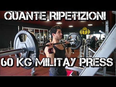 60KG Military Press 15+ reps? #3 PURE STRENGTH