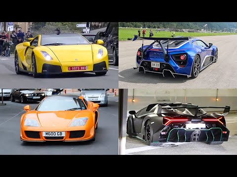 Hypercars and unusual supercars sounds!! - Start Up, Huge Revs, Accelerations, Pure Sound and more!!