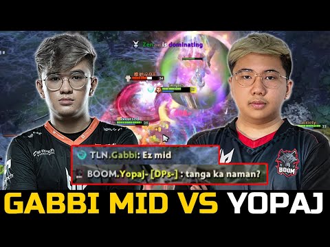 GABBI VS YOPAJ - "EZ MID" MACHINE GUN LINA DOTA 2