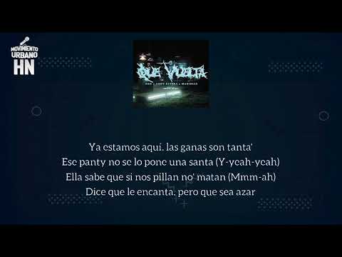SOG x Andy Rivera x Maxiolly  - Que Vuelta (Video Letra / Video Lyrics)