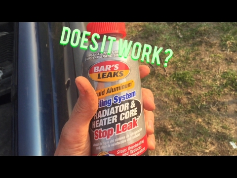 Bars leaks Radiator leak stop. Put to the test