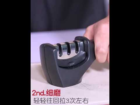 3 Stages Knife Sharpener Professional Kitchen Sharpening Stone Tungsten Steel Ceramic