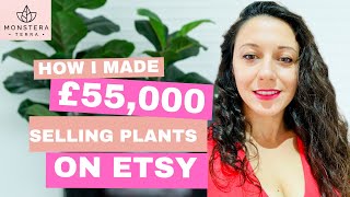 Selling plants worth of 55K on Etsy | #Moneymindset | #moneymindsetshift