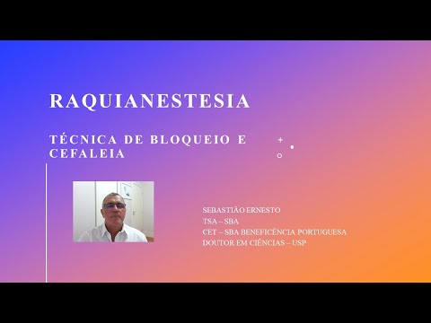 Raquianestesia – Técnicas de raquianestesia e Cefaléia pós Raqui