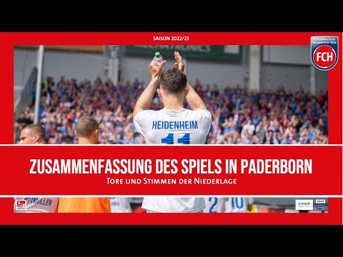 SC Sport Club Paderborn 07 3-2 1. FC Heidenheim 1846