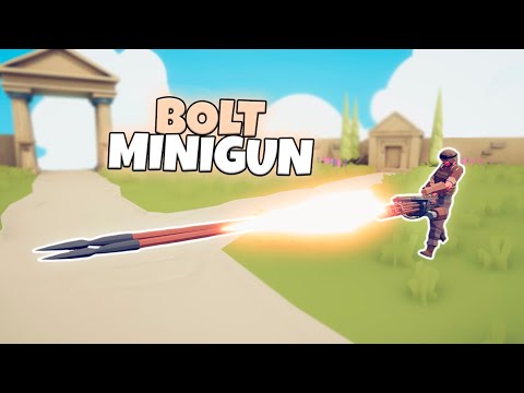 BOLT MINIGUN VS EVERY FACTION | TABS UNIT CREATOR GAMEPLAY