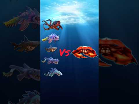 Hungry shark Evolution Game Play Shark 🦈 Vs Crab 🦀 Part1#new #shorts #trending
