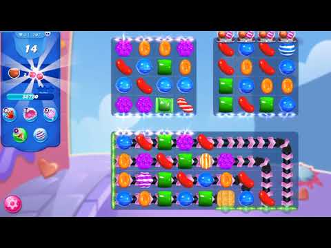 Candy Crush Saga - LEVEL 707 PASSED with 3 STARS HIGH SCORE GAMEPLAY