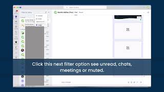 How to filter chats in Teams