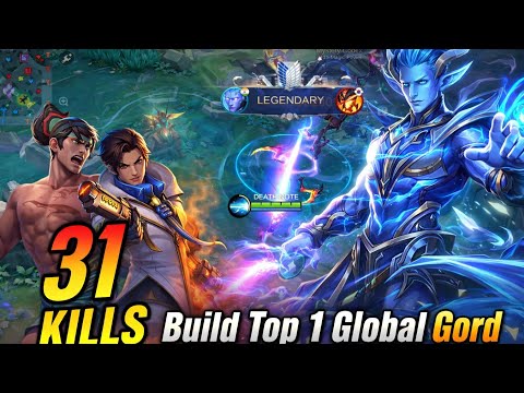 31 Kills!! Gord Best Build and Emblem!! – Build Top 1 Global Gord ~ MLBB