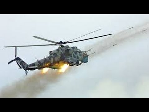 Syrien. Russische Kampfhubschrauber Mi-24 im Einsatz gegen IS 24 10 2015
