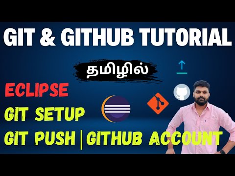 How To Push Code To Github From Eclipse Git First Time Setup Push Explained Code Logic Tamil