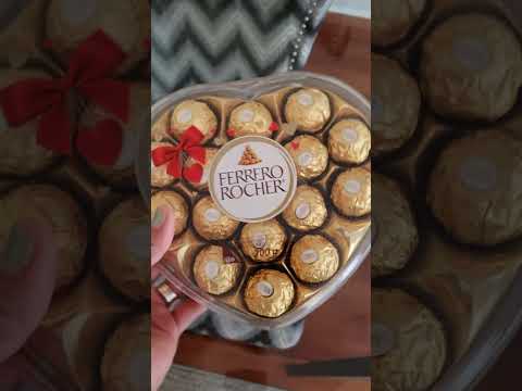 ferrero rocher heart chocolates #ferrero #heartchocolate #valentine #shorts