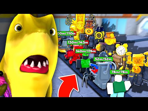 EVERY CLOCK UNIT vs EVERY BOSS in Toilet Tower Defense!