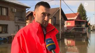 Bihać: Voda  prodrla u brojne stambene i pomoćne objekte