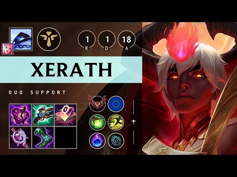 Xerath Support vs Nautilus - EUW Grandmaster Patch 25.S1.2