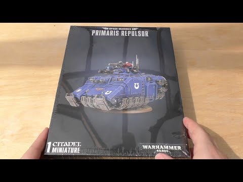 Primaris Repulsor tank - Unboxing & First Look (WH40K)