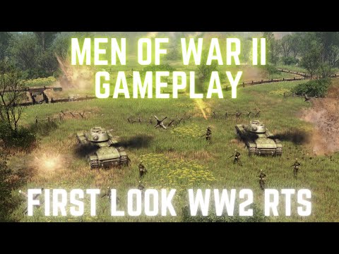 Men of War II - First Look Gameplay of this Upcoming WW2 RTS