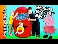 Giant PEPPA PIG Surprise Egg By HobbyKidsTV