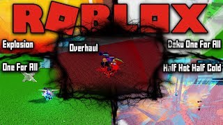 Boku No Roblox Overhaul Revamp Vs All For One Th Clip -