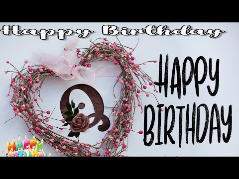 Q name birthday status (Happy Birthday status for Q name)