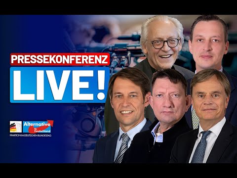 LIVE: Pressekonferenz - Der Fall Wolfram Weimer und das weitere Vorgehen der AfD-Fraktion!