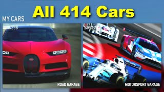 Real Racing 3 All 414 Cars - Mar 2022