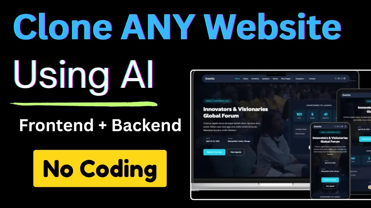 Clone Any Website in Minutes Using AI (No Coding)