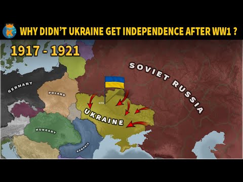 Why didn't Ukraine get Independence after World War 1?