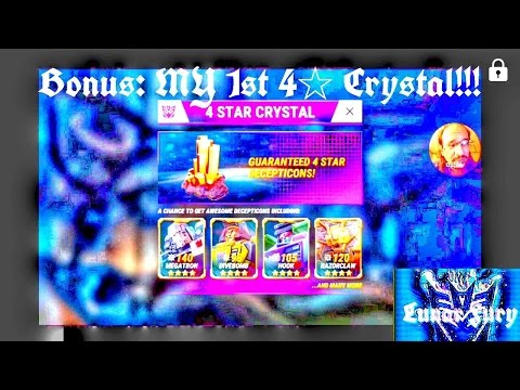Transformers Earth Wars: Bonus MY 1st 4☆ Crystal OMG!!!