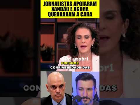ALEXANDRE DE MORAES PERDE APOIO DOS JORNALISTAS QUE O APLAUDIAM
