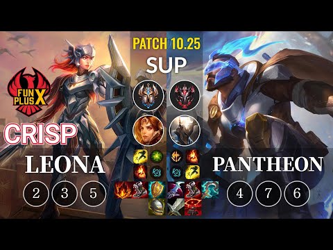 FPX Crisp Leona vs Pantheon Sup - KR Patch 10.25
